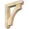 Ekena Millwork Westlake Arts and Crafts Rough Sawn Bracket w/ Offset Brace, Douglas Fir, 6"W x 28"D x 32"H BKT0604X28X32WTL03RDF - alternate 1